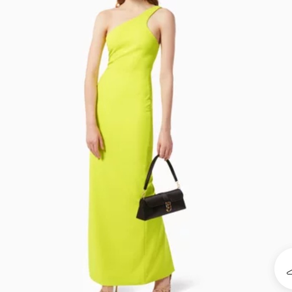 SOLACE LONDON Citrus LORETTA MAXI DRESS - worn once! US 4/UK 8, Citrus / Neon - Picture 3 of 8